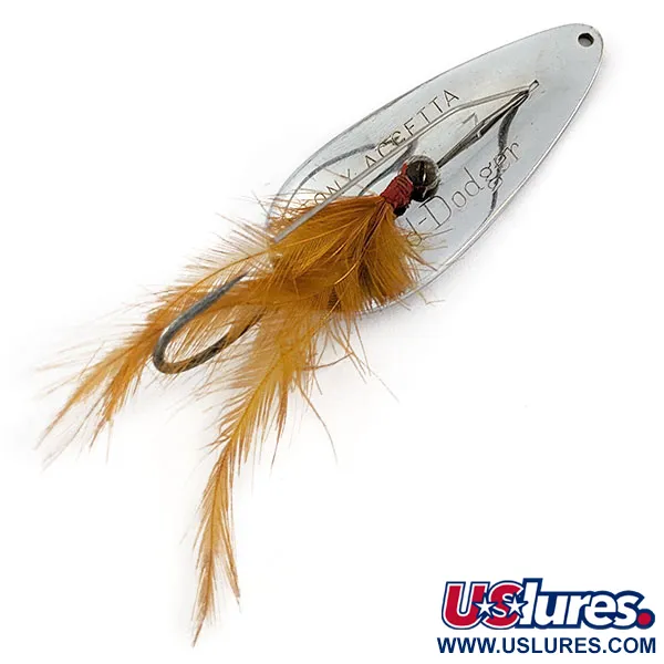 Vintage   Tony Accetta Weed Doger, 3/4oz nickel fishing spoon #20888