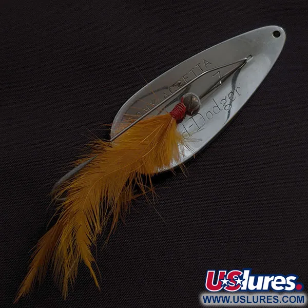 Vintage   Tony Accetta Weed Doger, 3/4oz nickel fishing spoon #20888