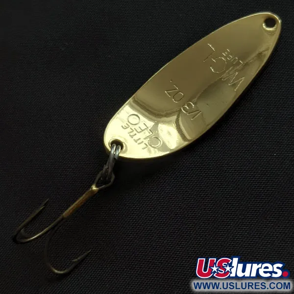 Vintage   Acme Little Cleo (1980s), 1/3oz Fire tiger fishing spoon #20913