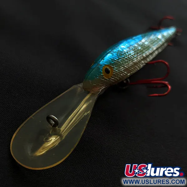 Vintage   Bill Norman Deep Shiner Minnow, 1/3oz Blue fishing lure #20963