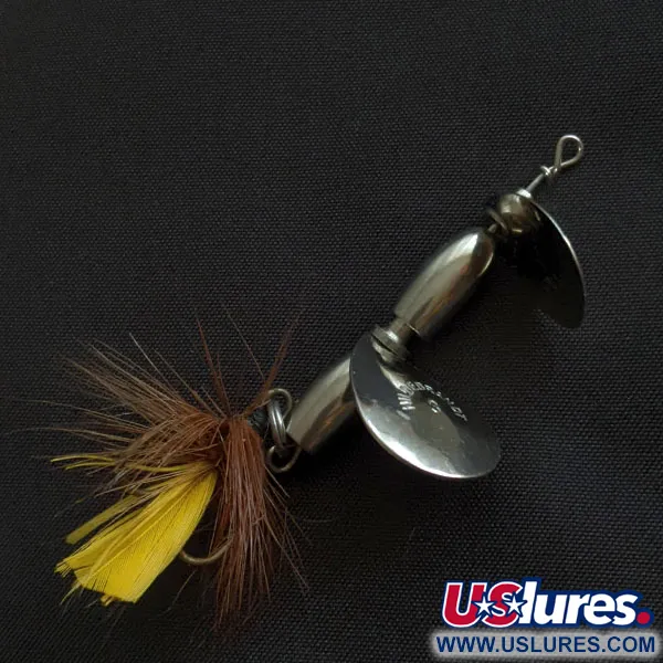 Vintage  Hildebrandt Spinners Hildebrandt, 1/4oz nickel fishing spoon #20982