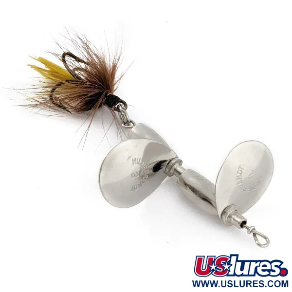 Vintage  Hildebrandt Spinners Hildebrandt, 1/4oz nickel fishing spoon #20982