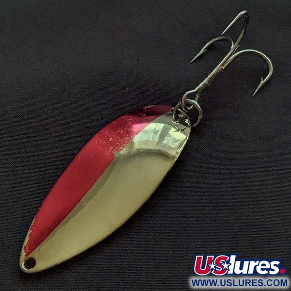 Vintage  Seneca Little Cleo (Hula Girl), 3/4oz gold/red fishing spoon #20995