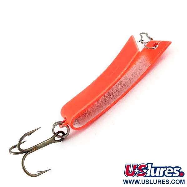 Vintage  Luhr Jensen Super-Duper 506, 1/4oz hot pink UV fishing spoon #20997