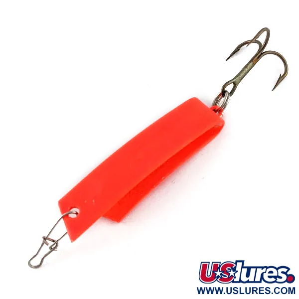 Vintage  Luhr Jensen Super-Duper 506, 1/4oz hot pink UV fishing spoon #20997