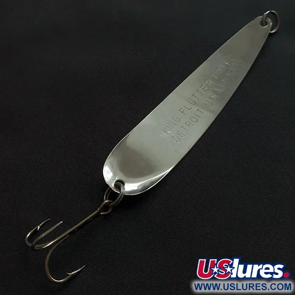 Vintage  Eppinger Dardevle King Flutter Devle 3200, 1/3oz Red Devle fishing spoon #21005