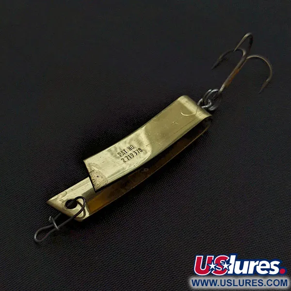 Vintage   Luhr Jensen Super-Duper 506, 1/4oz gold fishing spoon #21009