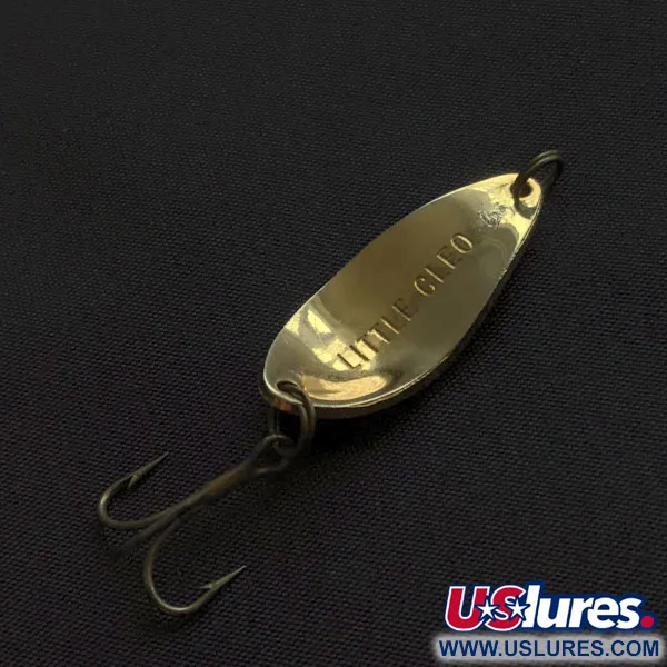 Vintage   Seneca Little Cleo, 3/16oz gold fishing spoon #21017
