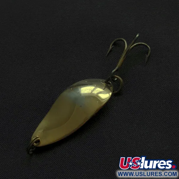 Vintage   Seneca Little Cleo, 3/16oz gold fishing spoon #21017