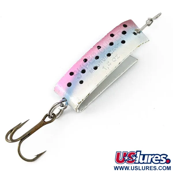 Vintage  Luhr Jensen Super-Duper Magnum cast, 1/4oz pstrąg fishing spoon #21028