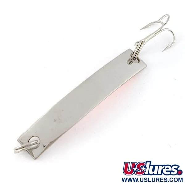 Vintage  Yakima Bait Skiny-miny, 1/8oz nickel/orange fishing spoon #21032