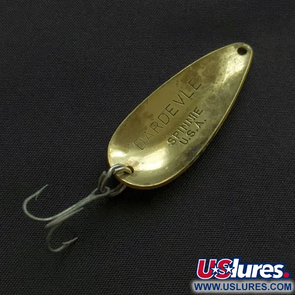 Vintage  Eppinger Dardevle Spinnie, 1/3oz Five of Diamonds fishing spoon #21040