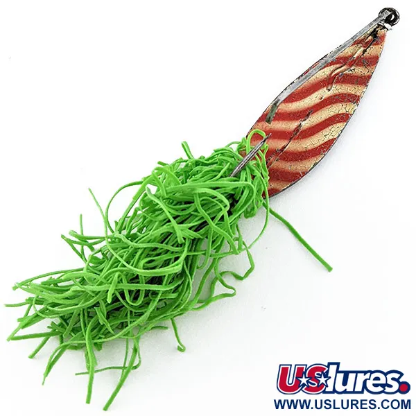 Vintage   Fred Arbogast Hawaiian #3, 3/5oz perch fishing spoon #21110