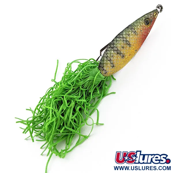 Vintage   Fred Arbogast Hawaiian #3, 3/5oz perch fishing spoon #21110