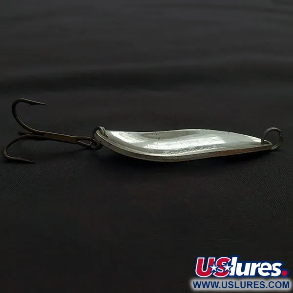 Vintage   Mister Twister Shelby Sportfisher UV, 3/4oz silver/orange UV fishing spoon #21112