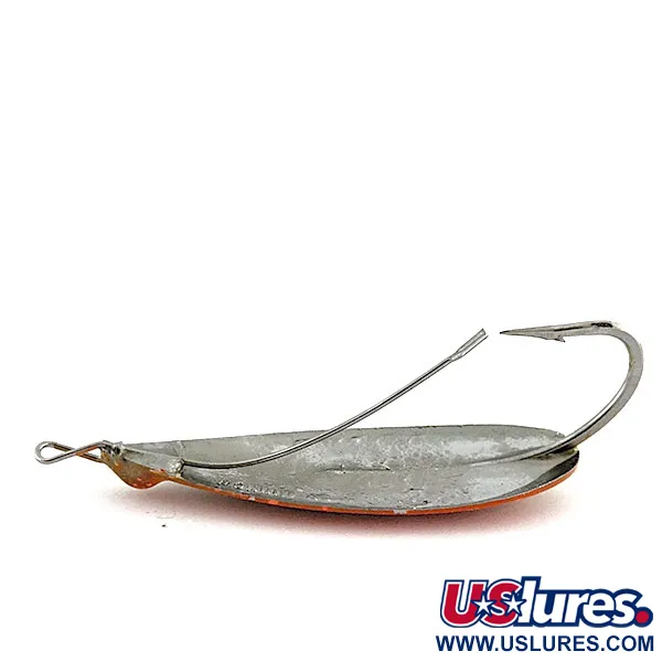 Vintage   Johnson Silver Minnow, 1/2oz fire tiger fishing spoon #21129