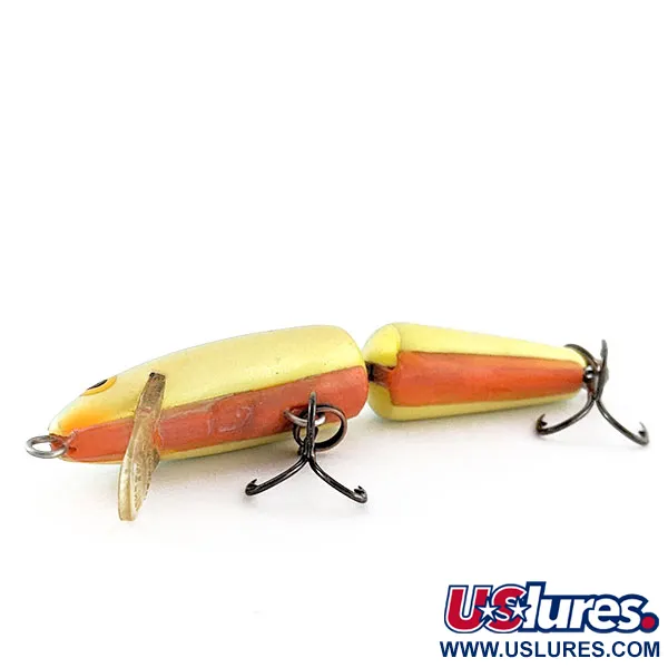 Vintage   Rapala Jointed J-7, 1/8oz FT (Fire tiger) fishing lure #21138