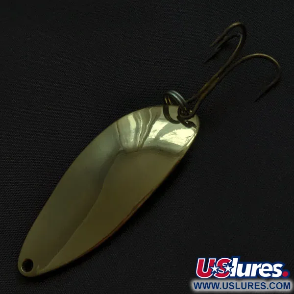 Vintage  Seneca Little Cleo (Hula Girl), 1/2oz gold fishing spoon #21169