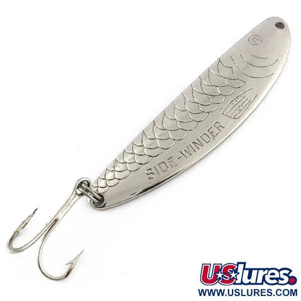 Vintage  Acme Side-Winder, 1/2oz nickel fishing spoon #21183