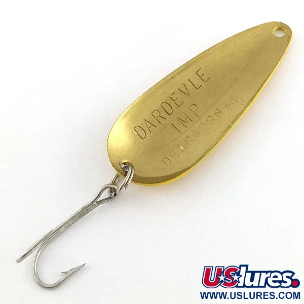 Vintage  Eppinger Dardevle Imp, 2/5oz Five of Diamonds fishing spoon #21442