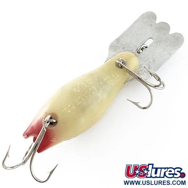 Vintage   Fred Arbogast Mud Bug, 1/2oz bone fishing lure #21255