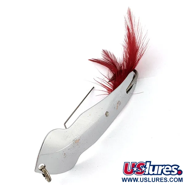 Vintage   Tony Accetta Pet Spoon 15, 1/2oz Nickel fishing spoon #21296