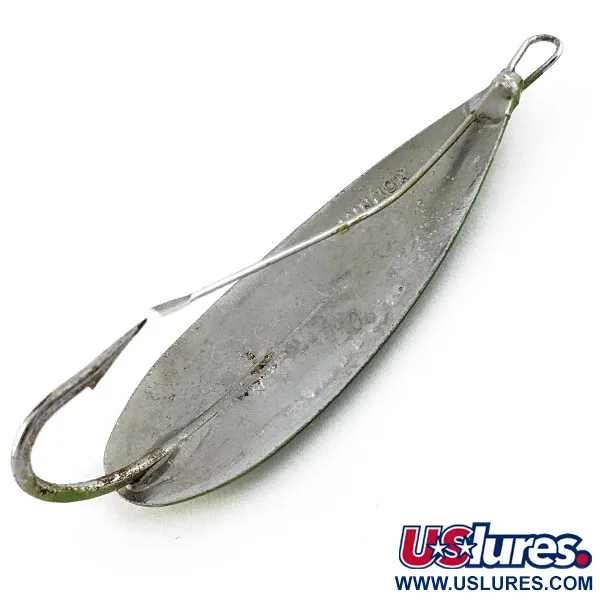 Vintage   Johnson Silver Minnow, 2/5oz Fire tiger fishing spoon #21304