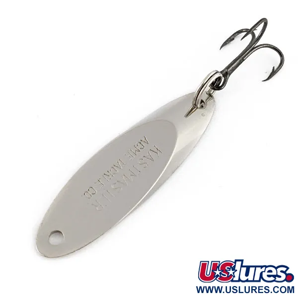 Vintage  Acme Kastmaster, 1/4oz nickel fishing spoon #21328