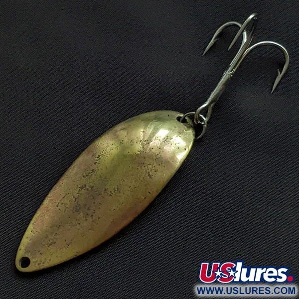 Vintage  Seneca Little Cleo (Hula Girl), 3/4oz brass/copper fishing spoon #21418