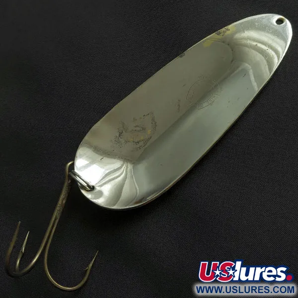 Vintage   Lucky Strike, 1 2/3oz nickel/ brass fishing spoon #21459