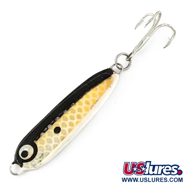 Vintage   Stinger bleak , 2/3oz black/white fishing spoon #21478