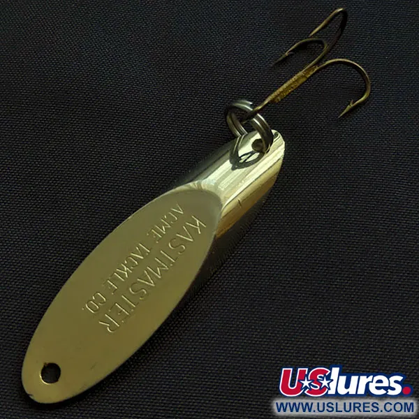 Vintage  Acme Kastmaster, 3/8oz gold fishing spoon #21488