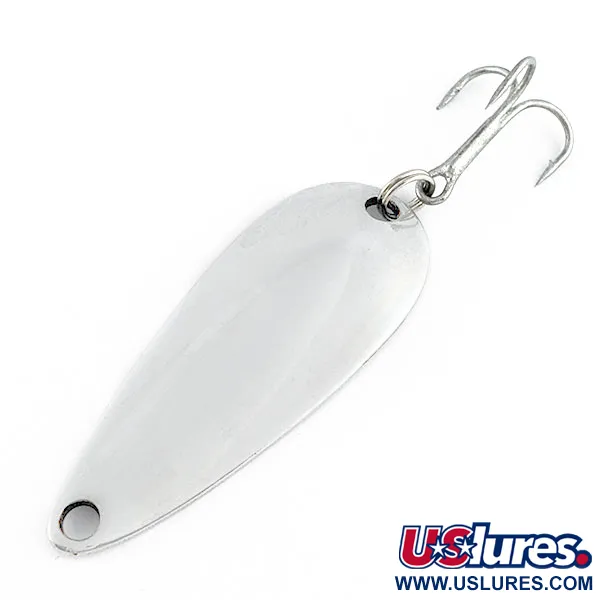 Vintage   Worth Chippewa Steel Spoon, 3/16oz nickel fishing spoon #21502