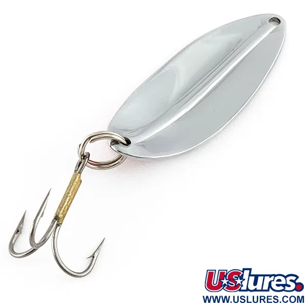 Vintage  TODDCO Main Liner, 2/5oz nickel/orange fishing spoon #21537