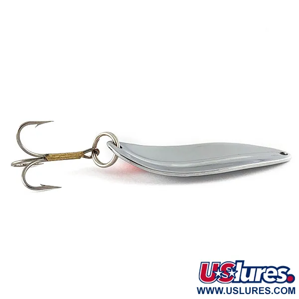 Vintage  TODDCO Main Liner, 2/5oz nickel/orange fishing spoon #21537