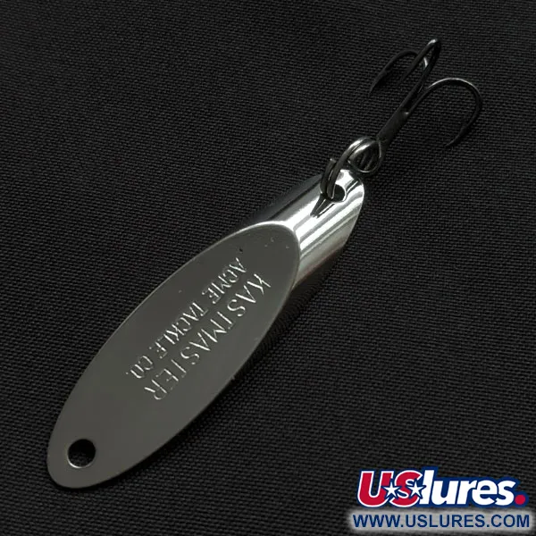 Vintage  Acme Kastmaster, 1/4oz nickel fishing spoon #21539