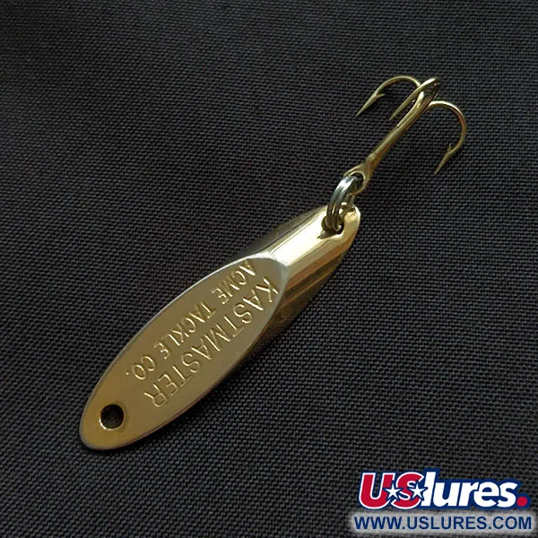 Vintage  Acme Kastmaster, 1/8oz gold fishing spoon #21547