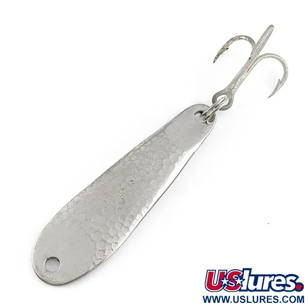 Vintage   Hopkins Shorty 75, 3/4oz nickel fishing spoon #21562
