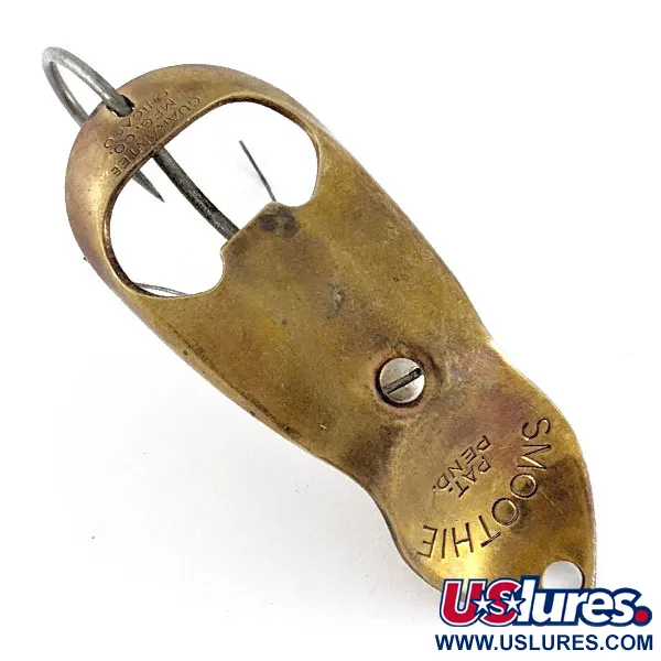  Guarantee Mfg Chicago Smoothie Spoon, 3/4oz brass fishing spoon #21668