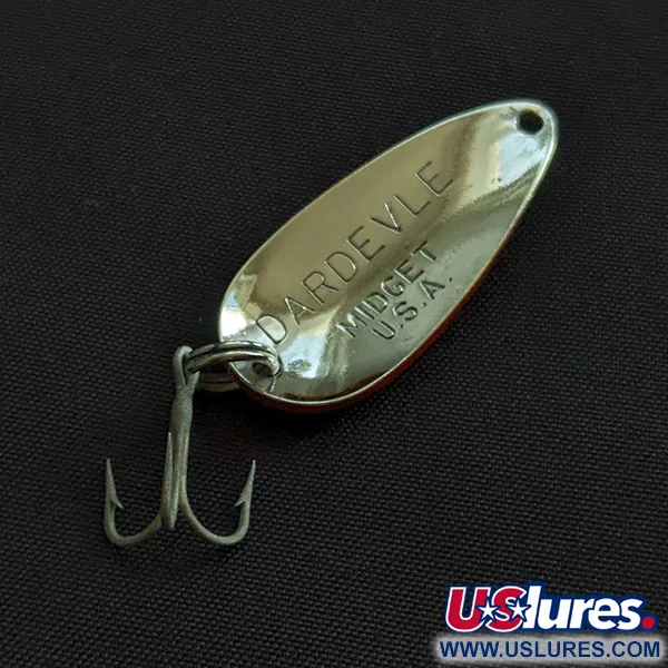 Vintage  Eppinger Dardevle Midget, 3/16oz Red Devle fishing spoon #21687