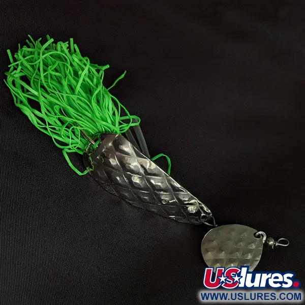 Vintage   Strike King Timber Spin , 1/2oz nickel fishing spoon #21787