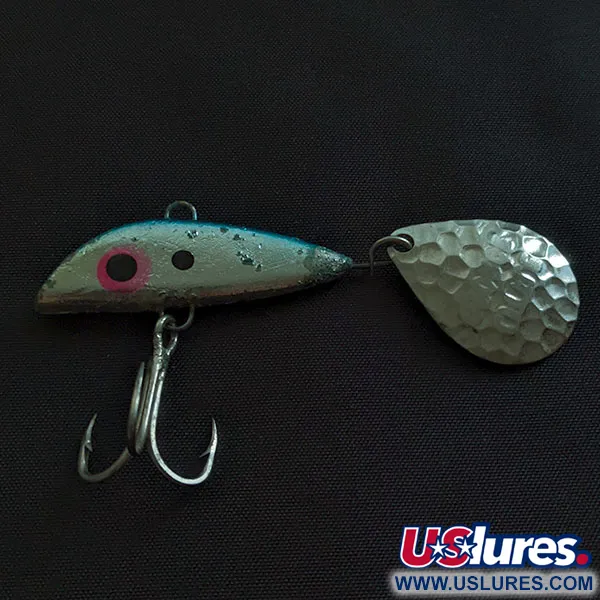 Vintage  Mann's Bait  Mann's Little George, 3/4oz nickel fishing #21856