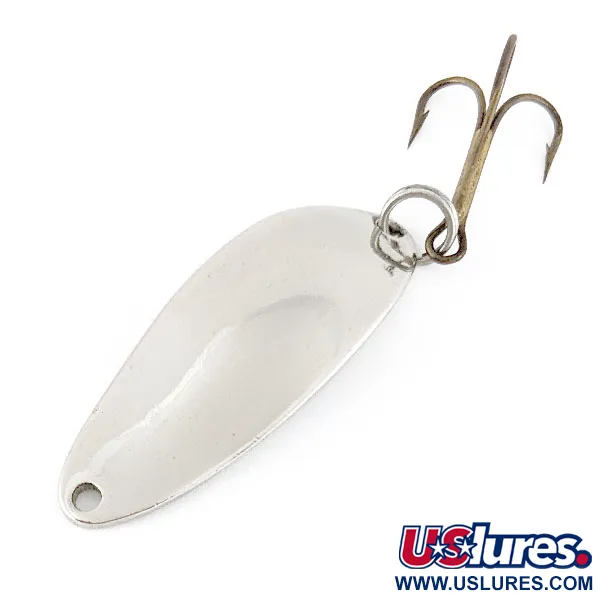 Vintage  Seneca Little Cleo (Hula Girl), 1/3oz nickel fishing spoon #21962