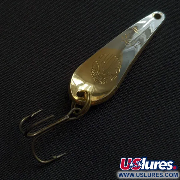 Vintage   Thomas Arrow Spoon, 1/8oz gold fishing spoon #22148