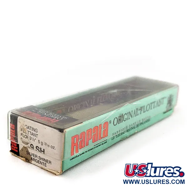   Rapala Original Floater F9, 1/8oz S (Silver) fishing lure #22177