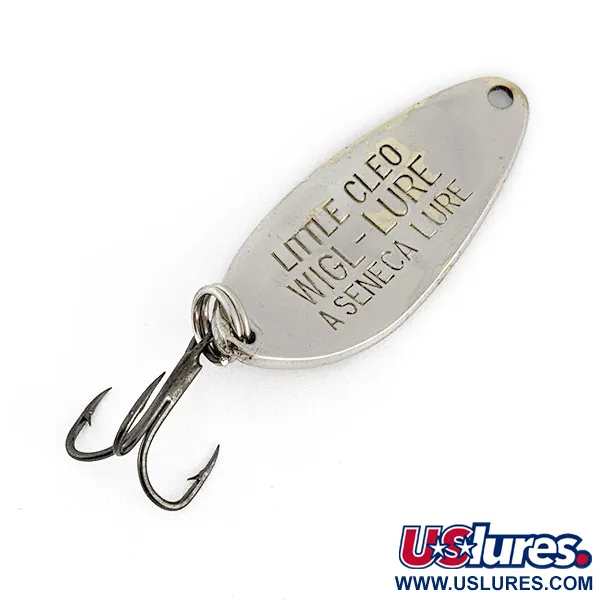 Vintage   Seneca Little Cleo, 1/4oz nickel fishing spoon #22228