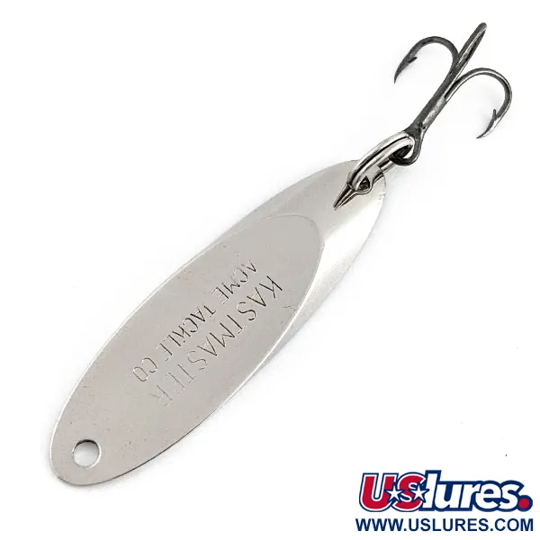 Vintage  Acme Kastmaster, 1/4oz nickel fishing spoon #22459