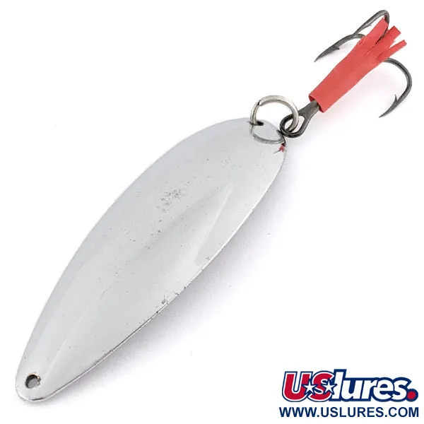 Vintage   Johnson Sprite, 3/5oz nickel fishing spoon #22271