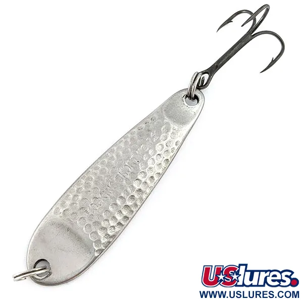 Vintage   Hopkins Shorty 75, 3/4oz nickel fishing spoon #22295