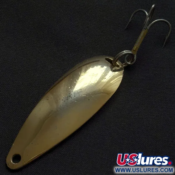 Vintage   Johnson Sprite, 1/3oz gold fishing spoon #22308